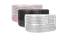 Logitech introduces Ergonomic Wave Keys and Wave Keys for Business, redefining typing experience.