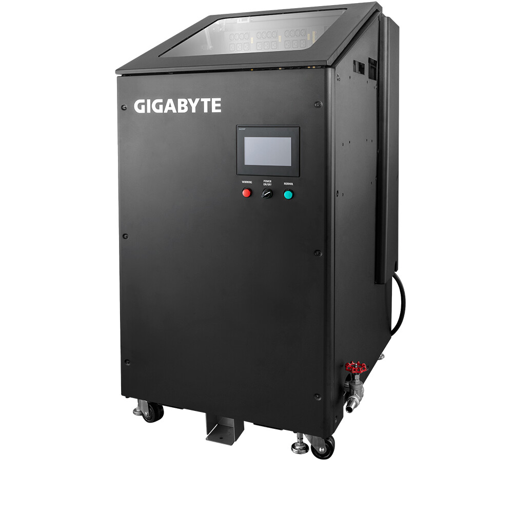 GIGABYTE showcases cooling and data centers at Supercomputing 2023.