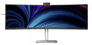 Philips debuts 49B2U5900CH monitor featuring Busylight and Windows Hello webcam