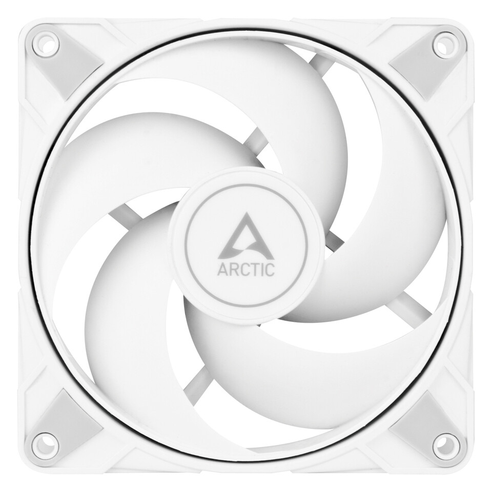 Arctic introduces the sleek ARCTIC P12 Max Fan, sporting an elegant all-white design.