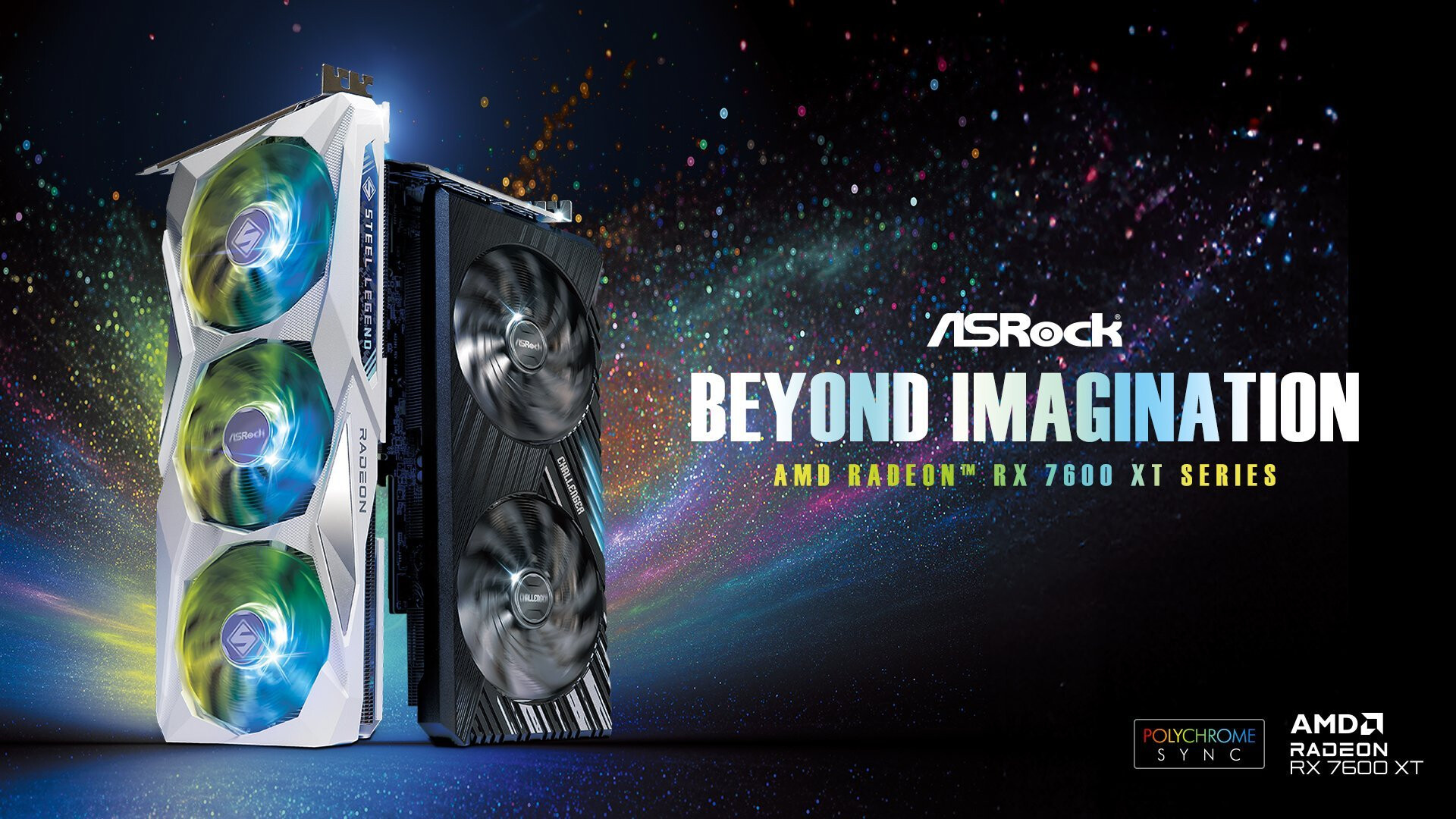 ASRock introduces Sleek Radeon RX 7600 XT Steel Legend & Challenger GPUs