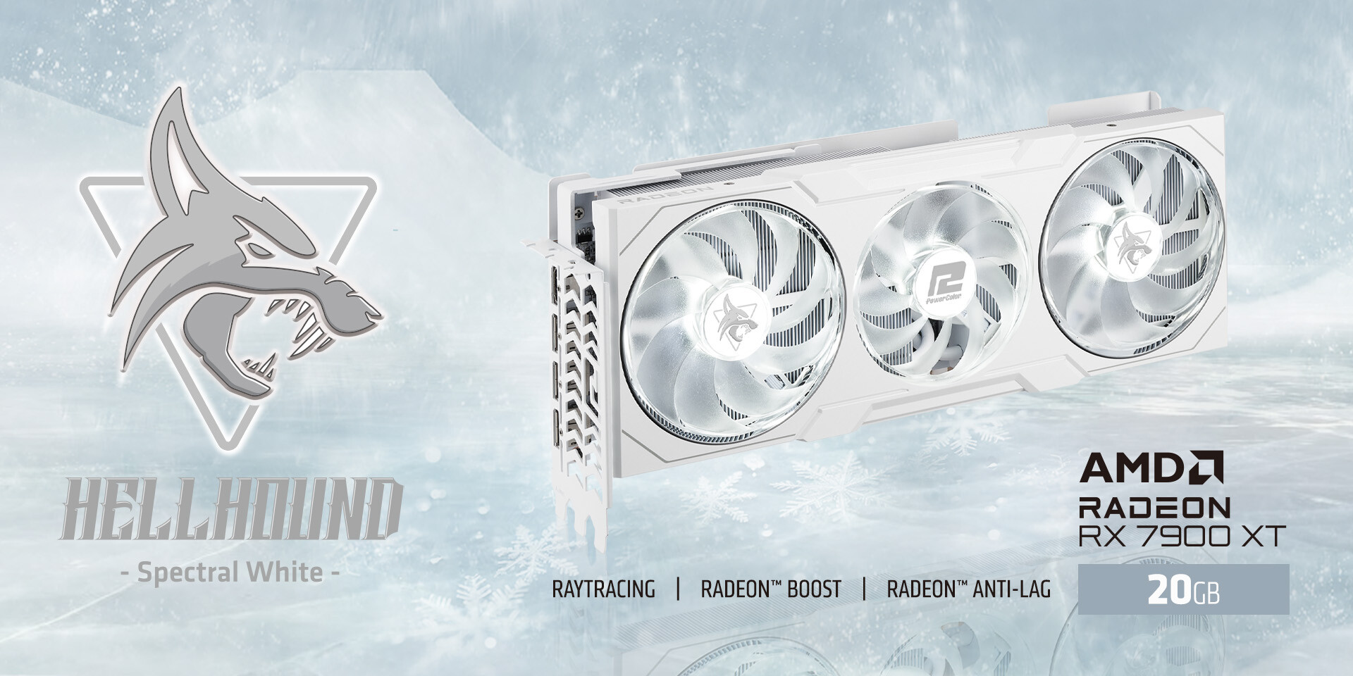 PowerColor introduces Spectral White Edition of Radeon RX 7900 XT Hellhound